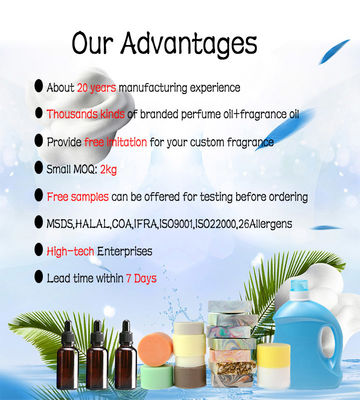 Factory Bulk Dairy Products Perfume Fragrance for Detergent Liquid Chocolate Scented Oil