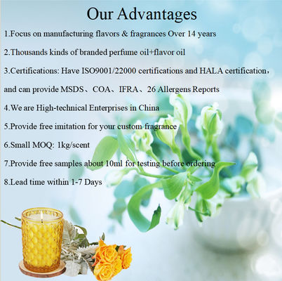 On Time Delivery Fragrance Oil For Candle Making Custom Fragrance Luxury